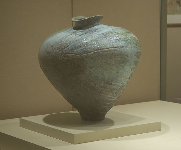 Large jar, Tsujimura Yui (Japanese, born 1975), Stoneware with natural ash glaze, Japan