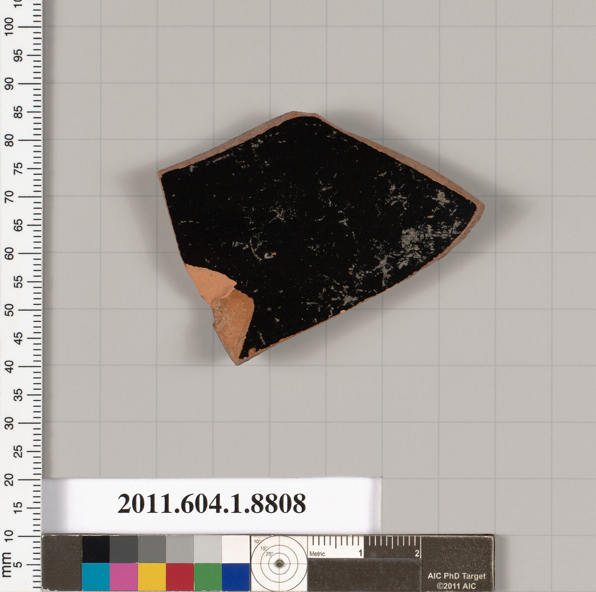 Terracotta fragment of a kylix (cup)?, Terracotta, Greek, Attic