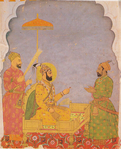 Emperor Farrukhsiyar Bestows a Jewel on a Nobleman

