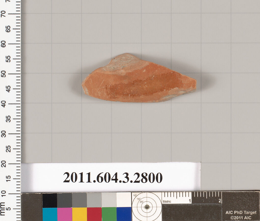 Terracotta fragment of a plate?, Terracotta, Greek, Attic