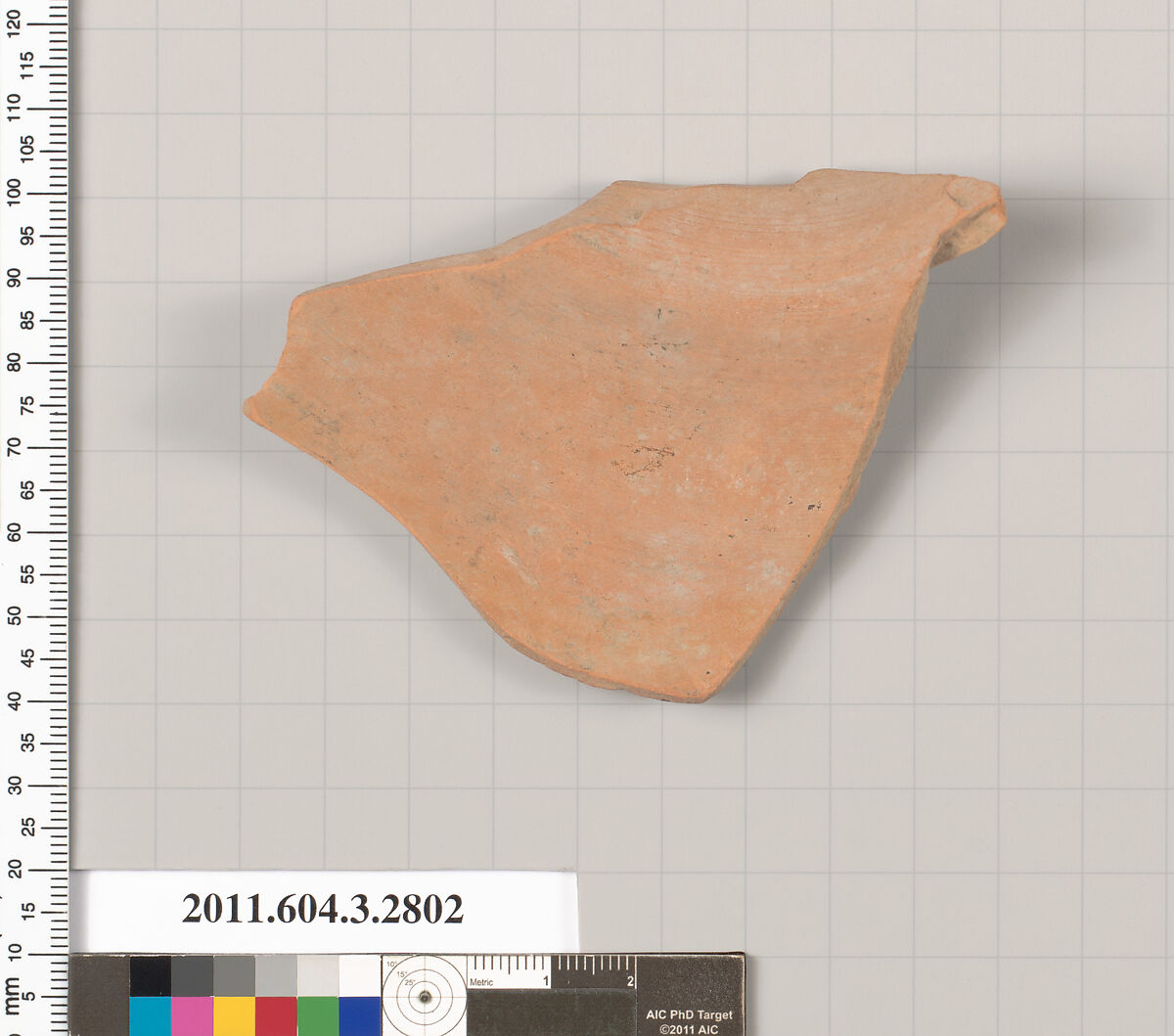 Terracotta fragment of an oinochoe (jug), Terracotta, Greek, Attic