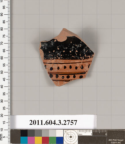 Terracotta fragment of an oinochoe: chous (jug)?