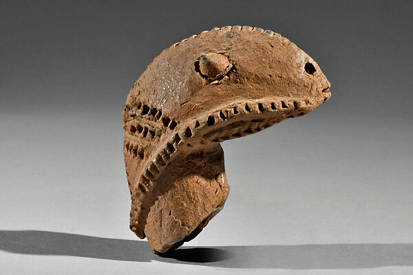 Snake Head, Terracotta 