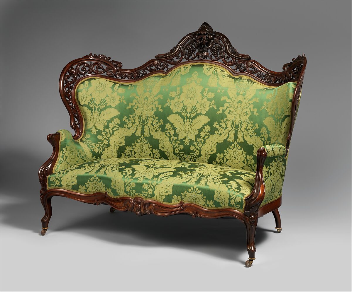 Sofa, Joseph Meeks &amp; Sons (American, New York, 1829–35), Rosewood, American