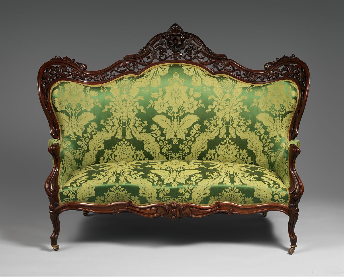 Sofa, Joseph Meeks &amp; Sons (American, New York, 1829–35), Rosewood, American