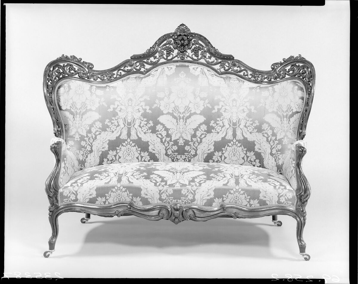Sofa, Joseph Meeks &amp; Sons (American, New York, 1829–35), Rosewood, American 