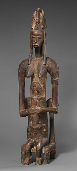 Mother and Child, Wood, Bamana peoples 