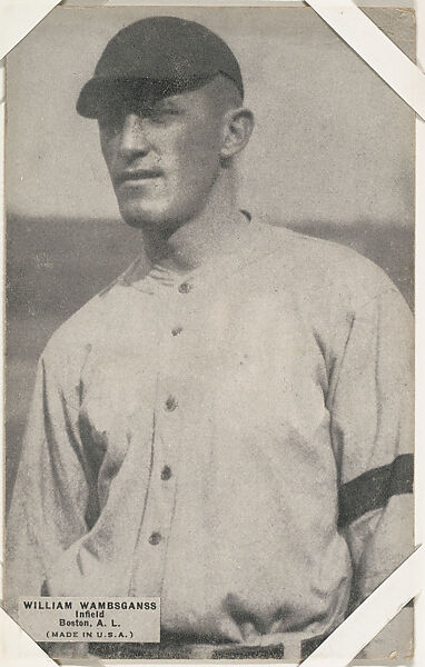 William Wambsganss from Baseball Exhibits series (W461), Exhibit Supply Company, Commercial photolithograph 