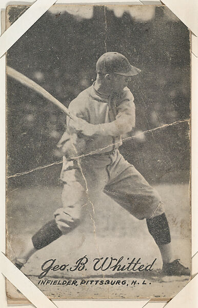 Geo. B. Whitted from Baseball Exhibits series (W461), Exhibit Supply Company, Commercial photolithograph 