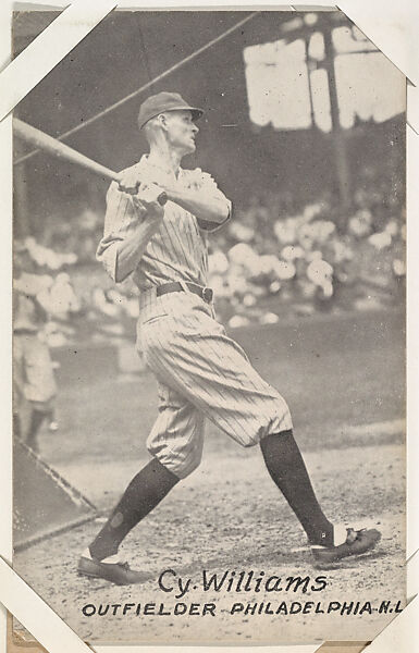 Cy Williams from Baseball Exhibits series (W461), Exhibit Supply Company, Commercial photolithograph 