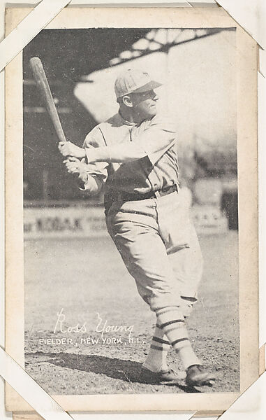 Ross Young from Baseball Exhibits series (W461), Exhibit Supply Company, Commercial photolithograph 