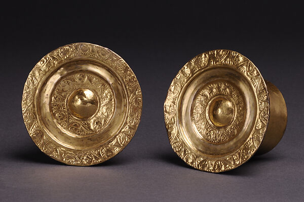 Ear Ornaments, Gold, Lambayeque 