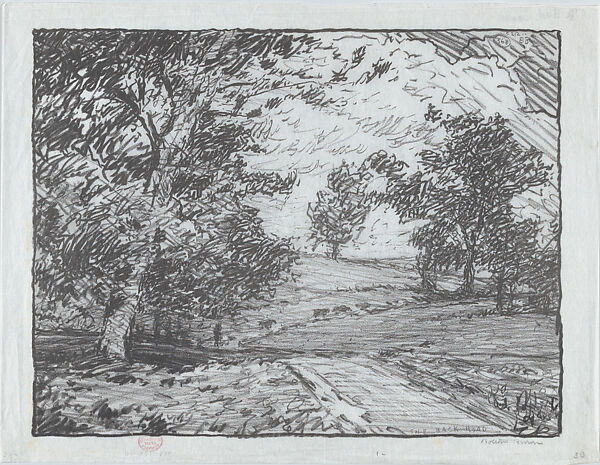 The Back Road, Bolton Brown (American, Dresden, New York 1864/65–1936 Woodstock, New York), Lithograph 