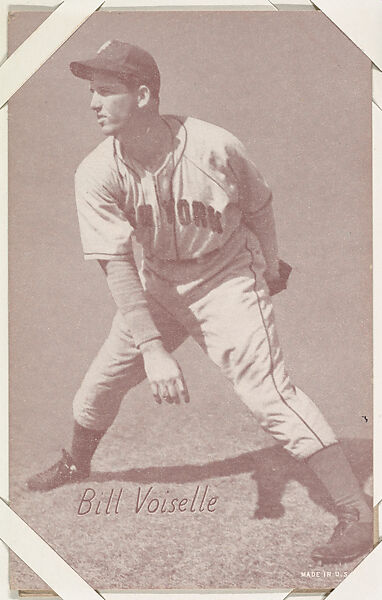 Bill Voiselle from Baseball Exhibits series (W461), Exhibit Supply Company, Commercial color photolithograph