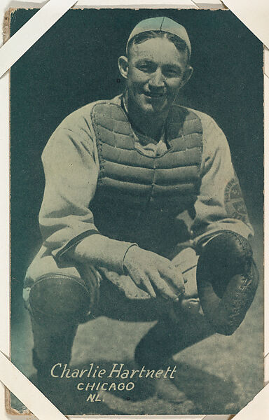 Charlie Hartnett from Baseball Exhibits series (W461), Exhibit Supply Company, Commercial color photolithograph 