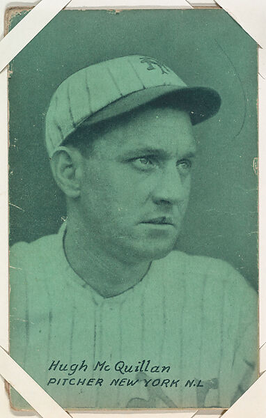 Hugh McQuillan from Baseball Exhibits series (W461), Exhibit Supply Company, Commercial color photolithograph 