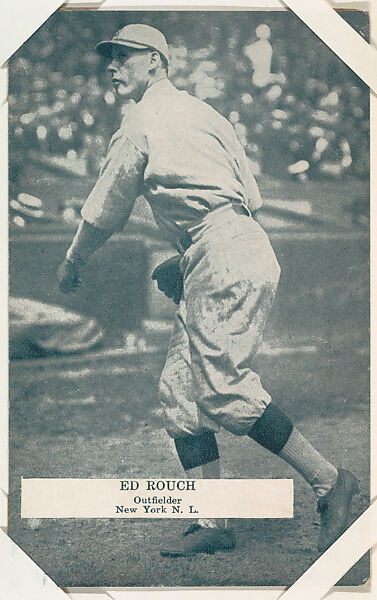 Ed Rouch from Baseball Exhibits series (W461), Exhibit Supply Company, Commercial color photolithograph