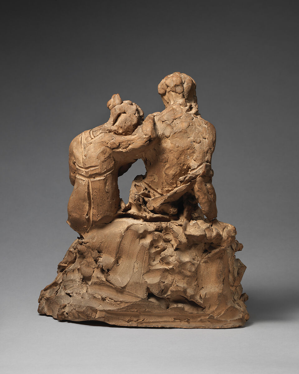 King Edward I (1239–1307) and Queen Eleanor (1241–1290), Charles Rossi, R.A. (British, Nottingham 1762–1839 London), Terracotta, British