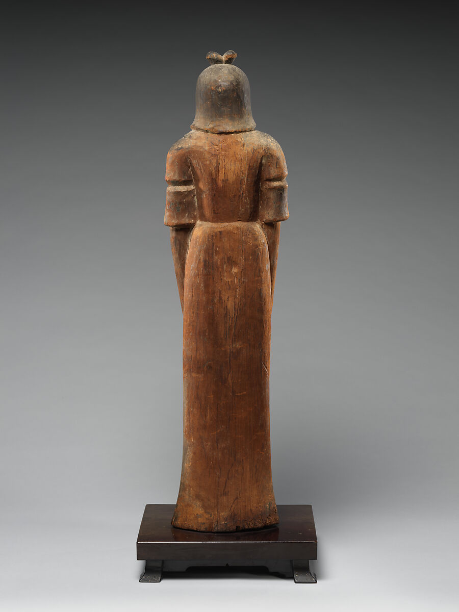 Female Shinto Deity, Japanese bigleaf magnolia with traces of color, Japan