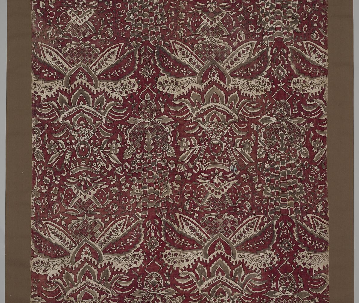 Long Cloth, Cotton (painted mordant, dyed), India (Coromandel Coast), for Indonesian market