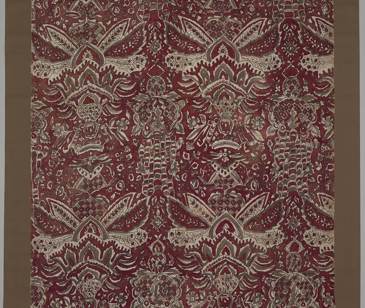 Long Cloth, Cotton (painted mordant, dyed), India (Coromandel Coast), for Indonesian market
