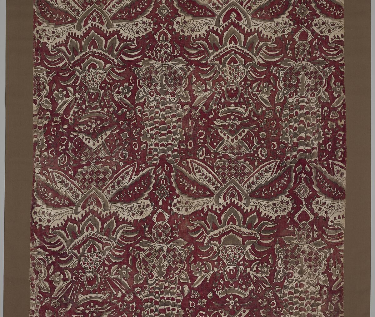 Long Cloth, Cotton (painted mordant, dyed), India (Coromandel Coast), for Indonesian market