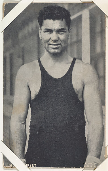 Jack Dempsey from Boxers Exhibits series (W467), Exhibit Supply Company, Commercial photolithograph 