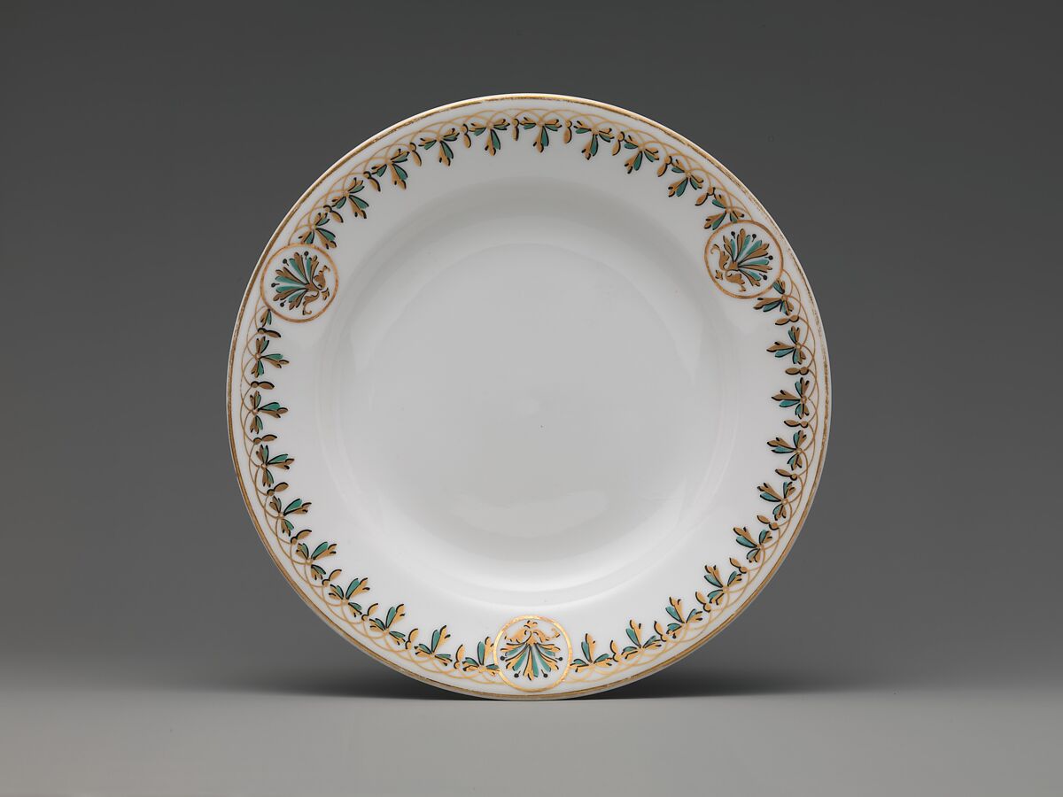 Soup Bowl, Union Porcelain Works (1863–1922), Porcelain, American 