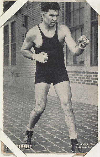 Jack Dempsey from Boxers Exhibits series (W467), Exhibit Supply Company, Commercial photolithograph 