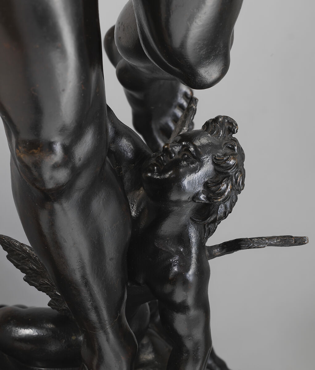 Mercury and Cupid, Francesco Fanelli (Italian, born Florence 1577, active Genoa (1605–30) and England (1632–39)), Bronze, British, London