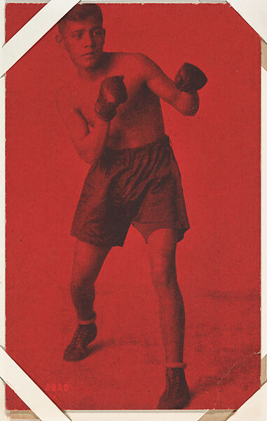 David Abad from Boxers Exhibits series (W467), Exhibit Supply Company, Commercial color photolithograph 