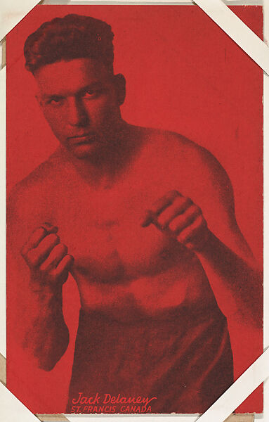Jack Delaney from Boxers Exhibits series (W467), Exhibit Supply Company, Commercial color photolithograph 