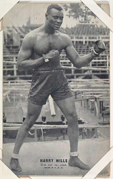 Harry Wills from Boxers Exhibits series (W467), Exhibit Supply Company, Commercial photolithograph