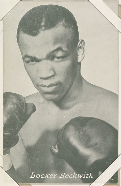 Booker Beckwith from Boxers Exhibits series (W467), Exhibit Supply Company, Commercial photolithograph 