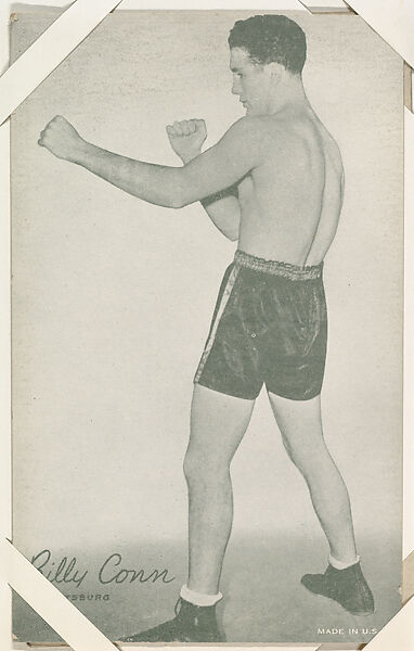 Billy Conn from Boxers Exhibits series (W467), Exhibit Supply Company, Commercial photolithograph 