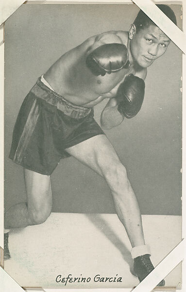 Ceferino Garcia from Boxers Exhibits series (W467), Exhibit Supply Company, Commercial photolithograph 