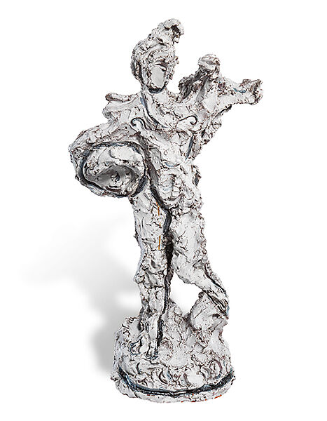 The Warrior (Il Guerriero), Lucio Fontana (Italian, 1899–1968), Glazed ceramic 