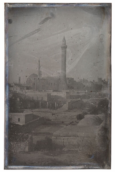 Aleppo, Viewed from the Antioch Gate, Joseph-Philibert Girault de Prangey (French, 1804–1892), Daguerreotype 