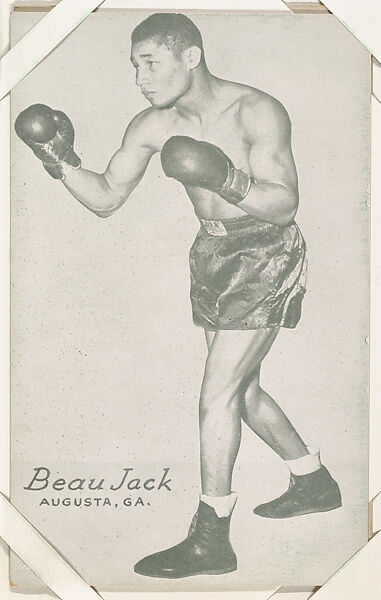 Beau Jack from Boxers Exhibits series (W467), Exhibit Supply Company, Commercial photolithograph 