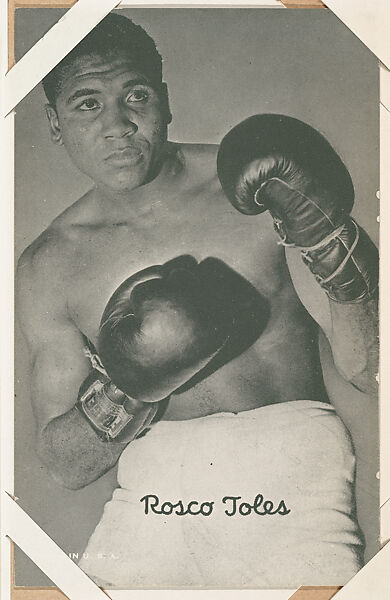Rosco Toles from Boxers Exhibits series (W467), Exhibit Supply Company, Commercial photolithograph 