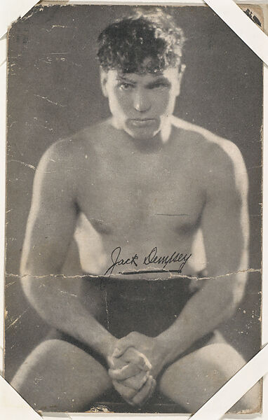 Jack Dempsey from Boxers Exhibits series (W467), Exhibit Supply Company, Commercial photolithograph 
