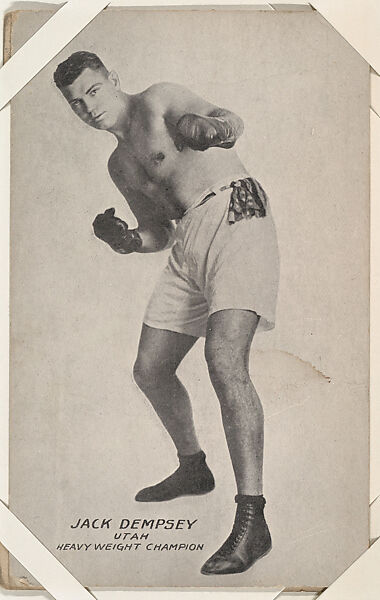 Jack Dempsey from Boxers Exhibits series (W467), Exhibit Supply Company, Commercial photolithograph 