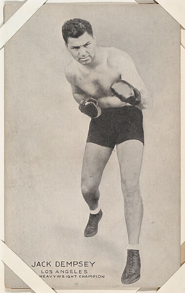 Jack Dempsey from Boxers Exhibits series (W467), Exhibit Supply Company, Commercial photolithograph 