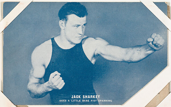 Jack Sharkey from Boxers Exhibits series (W467), Exhibit Supply Company, Commercial color photolithograph 