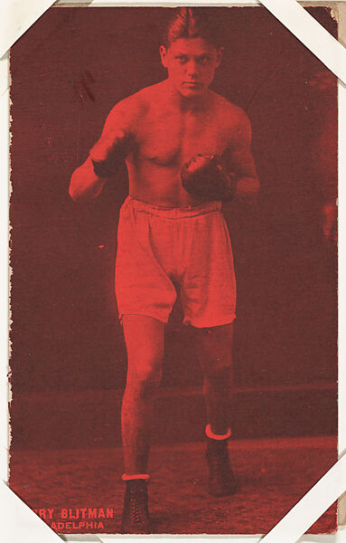 Harry Blitman from Boxers Exhibits series (W467), Exhibit Supply Company, Commercial color photolithograph 