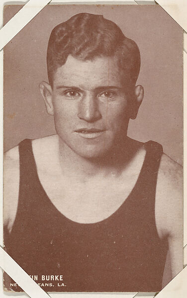 Martin Burke from Boxers Exhibits series (W467), Exhibit Supply Company, Commercial photolithograph 