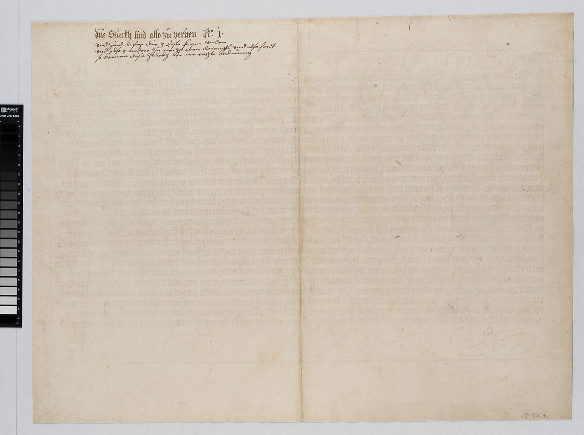 Explanatory Text, Part I, from the Arch of Honor, proof, dated 1515, printed 1517-18, Hieronymus Andreae (German, Bad Mergentheim ca. 1485–1556 Nuremberg), Woodcut and letterpress