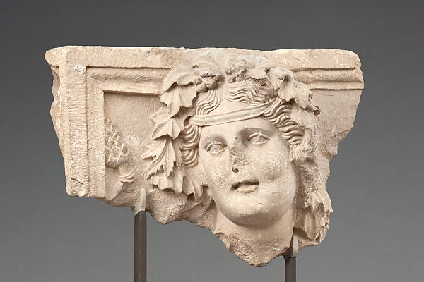 Relief of Dionysos-Dushara, Limestone 