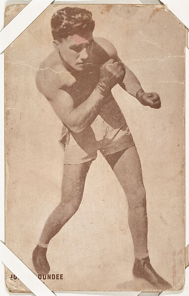 Johnny Dundee from Boxers Exhibits series (W467), Exhibit Supply Company, Commercial photolithograph 