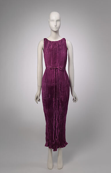 Dress, Mary McFadden (American, born New York, 1938), polyester, American 